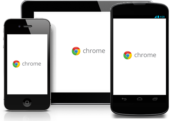 mobile devices running Chrome